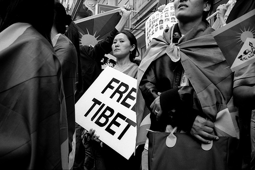 manif tibet